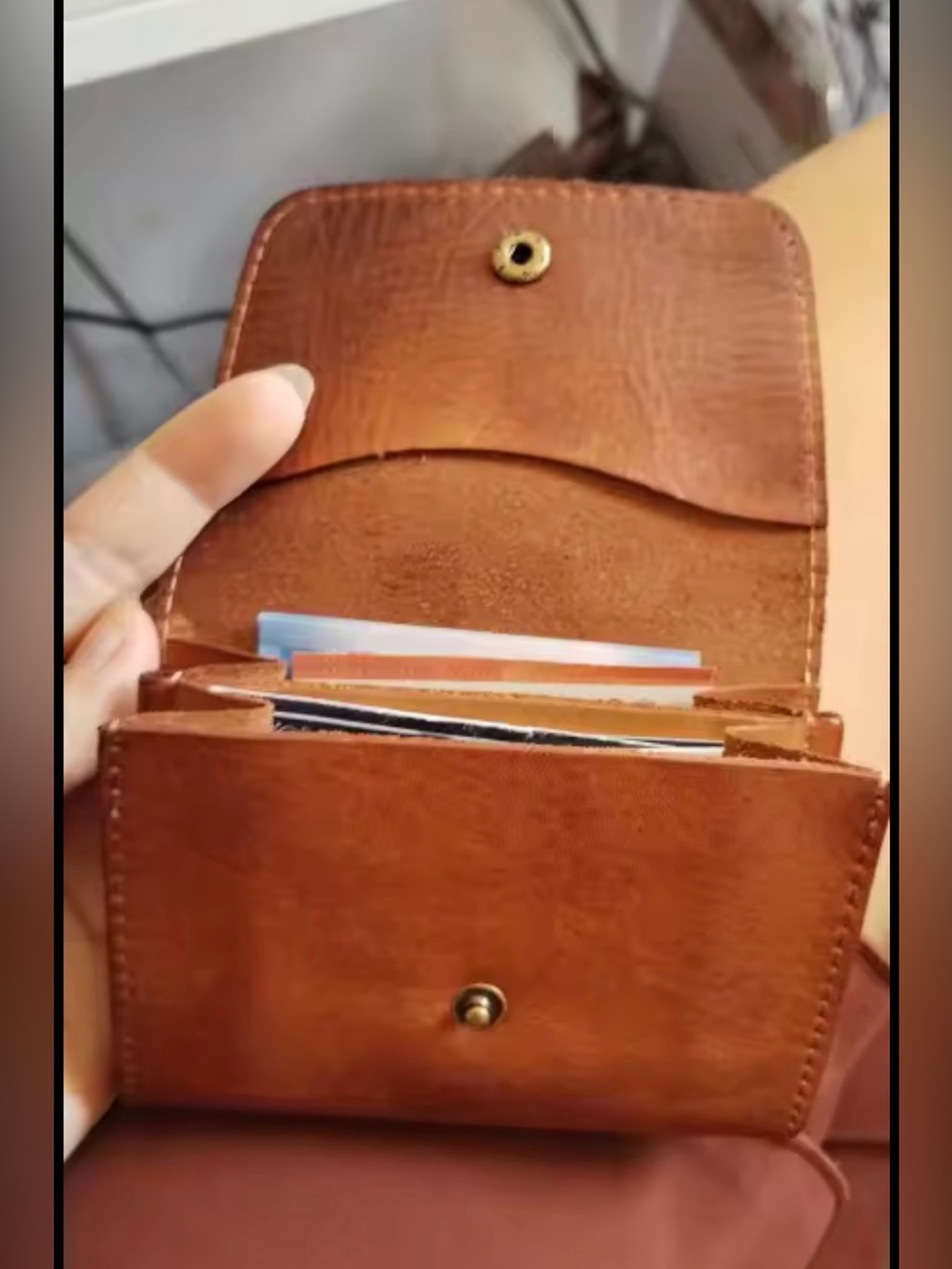 Genuine Leather Snap Wallet in Cognac Brown Good Quality Vintage
Brand New! - Picture 8 of 16